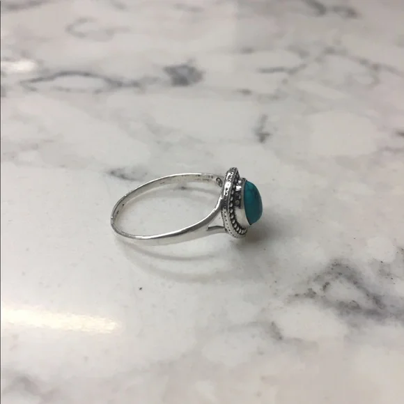 New Sterling Silver Turquoise Ring - Picture 8 of 12